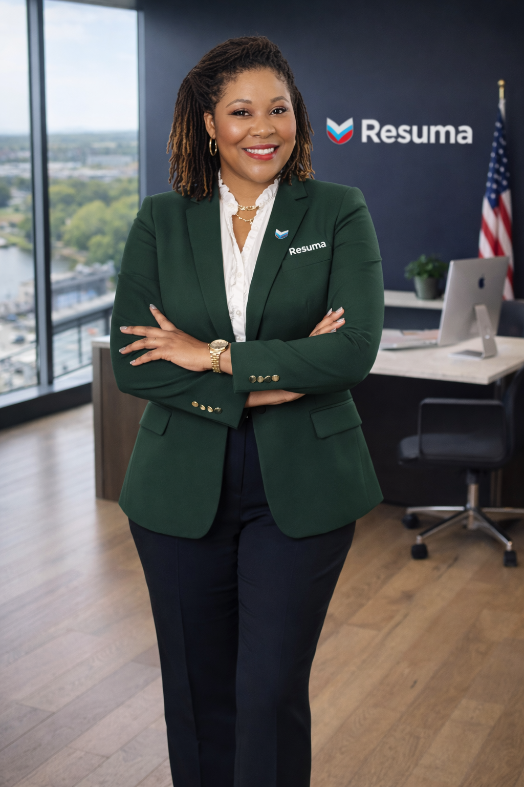 Portrait of Andrea Reeves, Co-Founder of Resuma